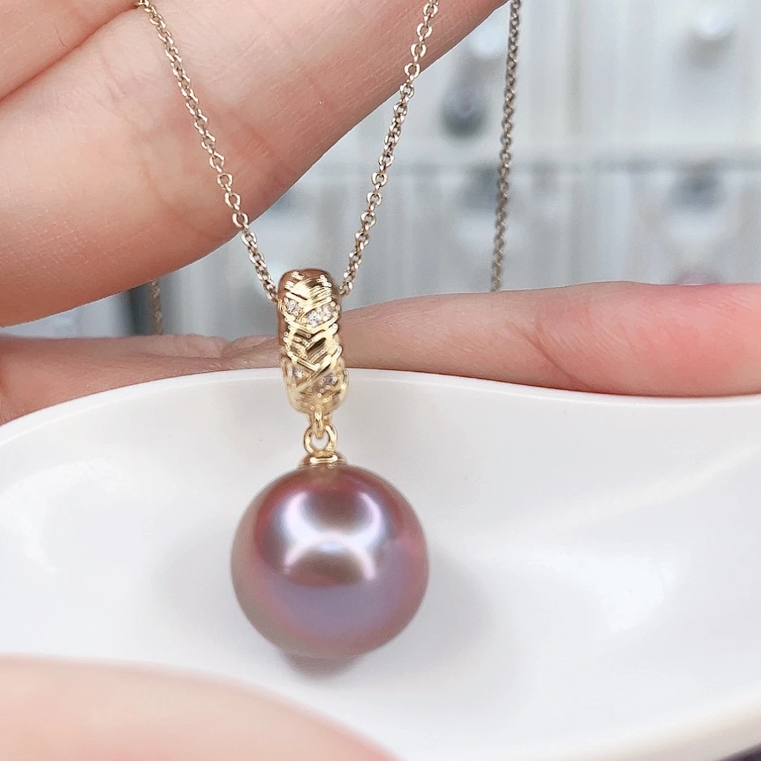 淡水珍珠吊坠(赠链)合金