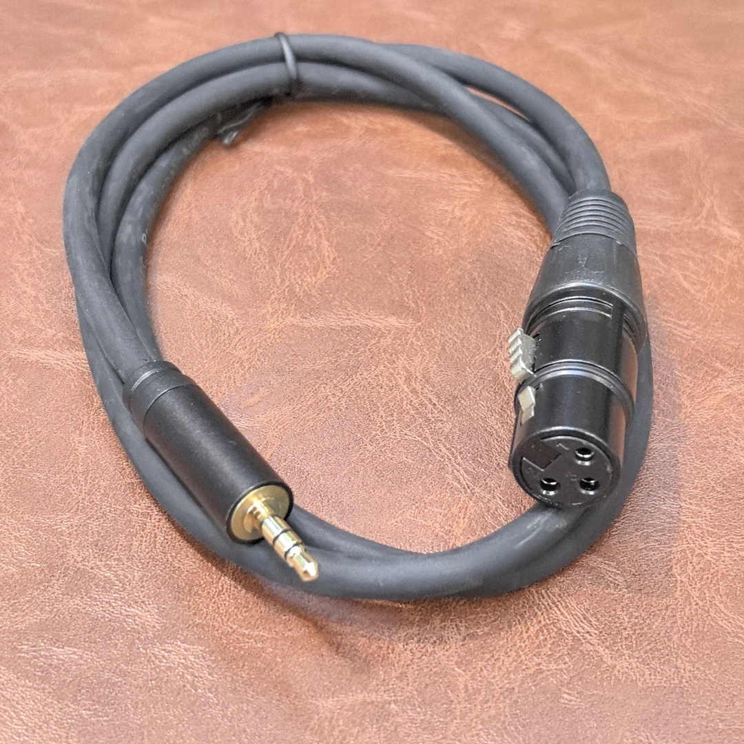 未拆封  1米 誉拓 3.5公转卡侬母口 影音数码配件