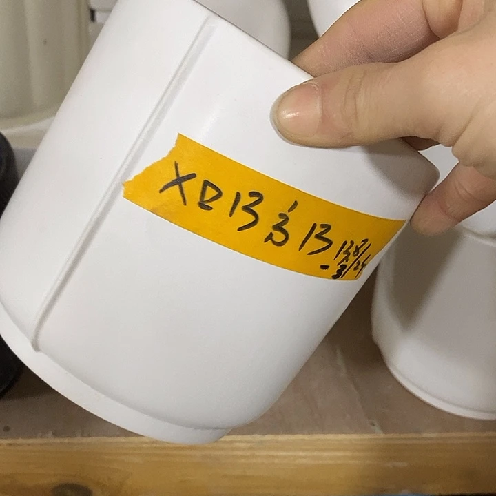 陶盆有孔 瑕疵针孔漏釉介意勿拍外口 13外高13