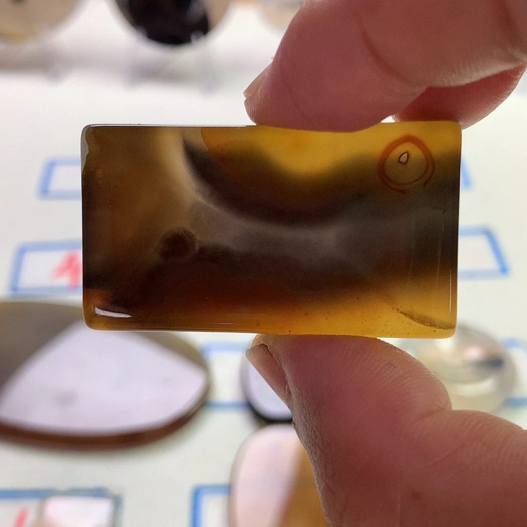 未镶嵌玛瑙/玉髓珠宝半成品