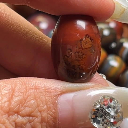 玛瑙/玉髓未镶嵌吊坠