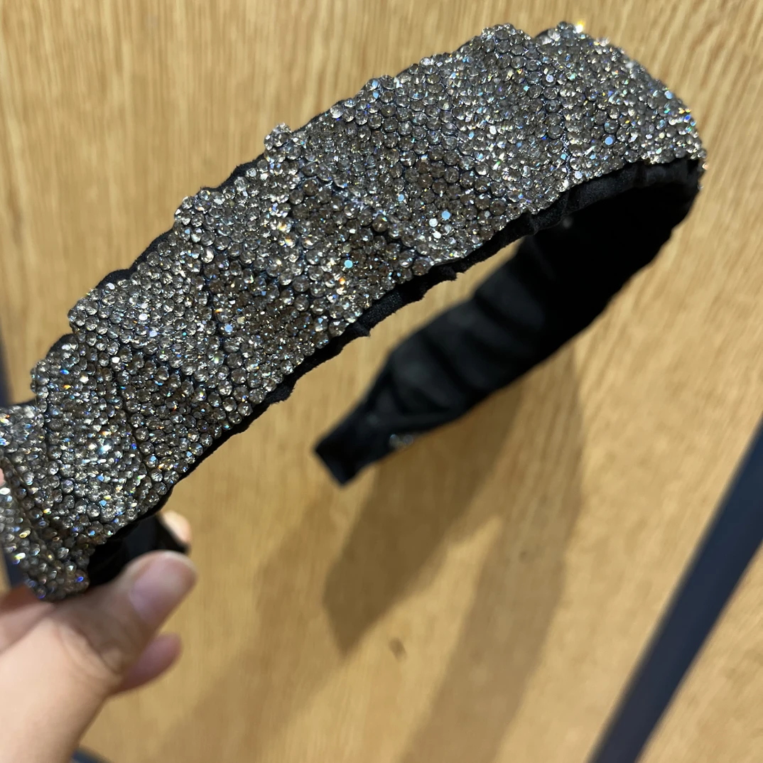 L750韩代款闪亮亮褶皱发箍