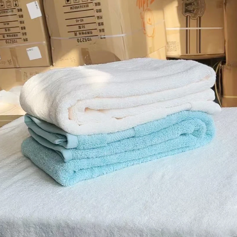 【微瑕】加厚毛巾洗发洗澡巾76*147纯棉低捻浴巾加厚大尺寸柔软