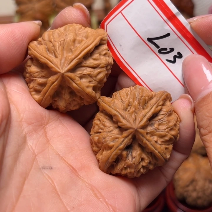 吊坠文玩核桃40全品玉玺正四棱03