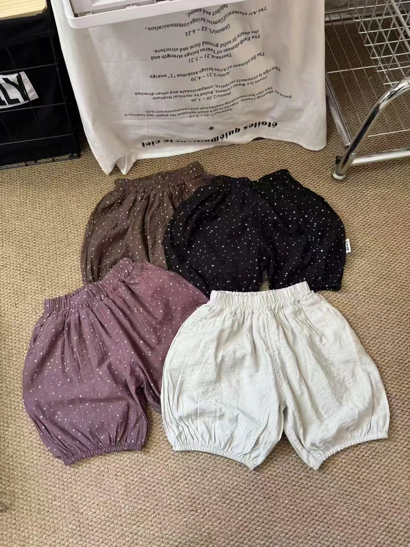 点点星河南瓜裤夏季短裤过膝韩系小裤