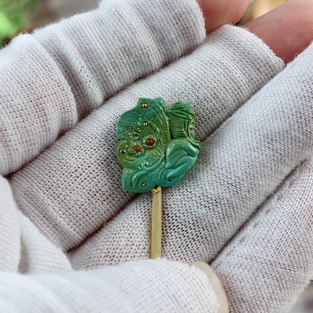 绿松石珠宝奇石未镶嵌