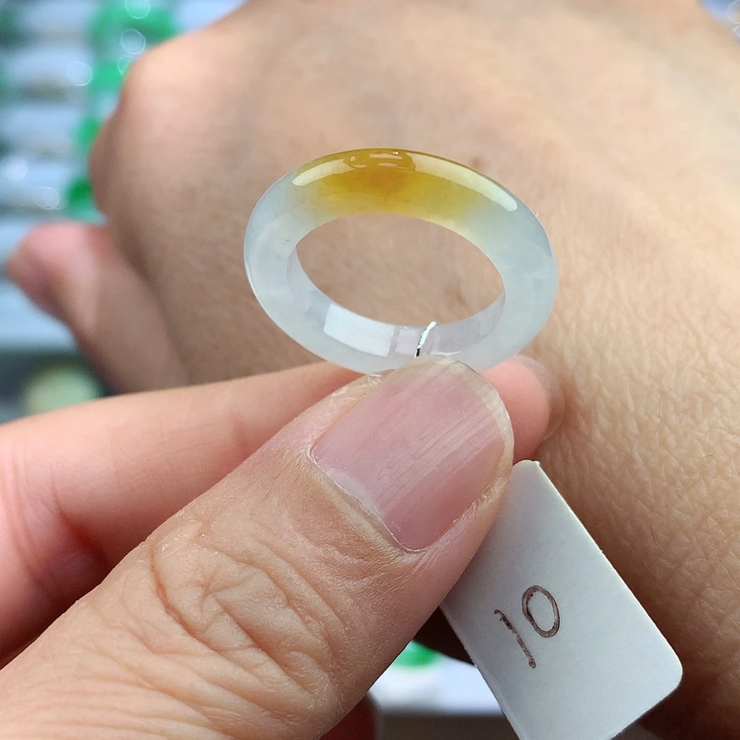 未镶嵌戒指翡翠10号