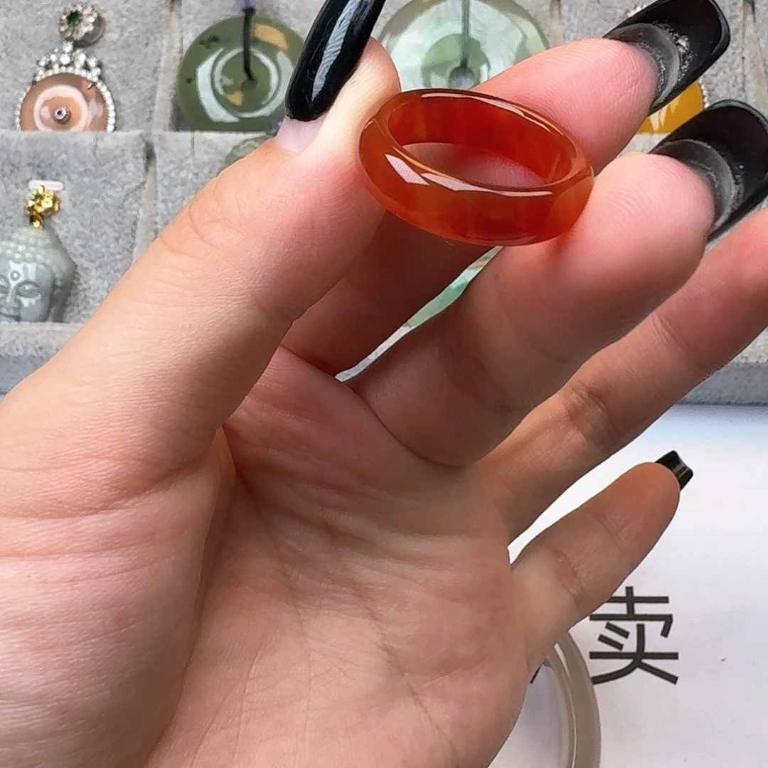 玛瑙/玉髓戒指未镶嵌