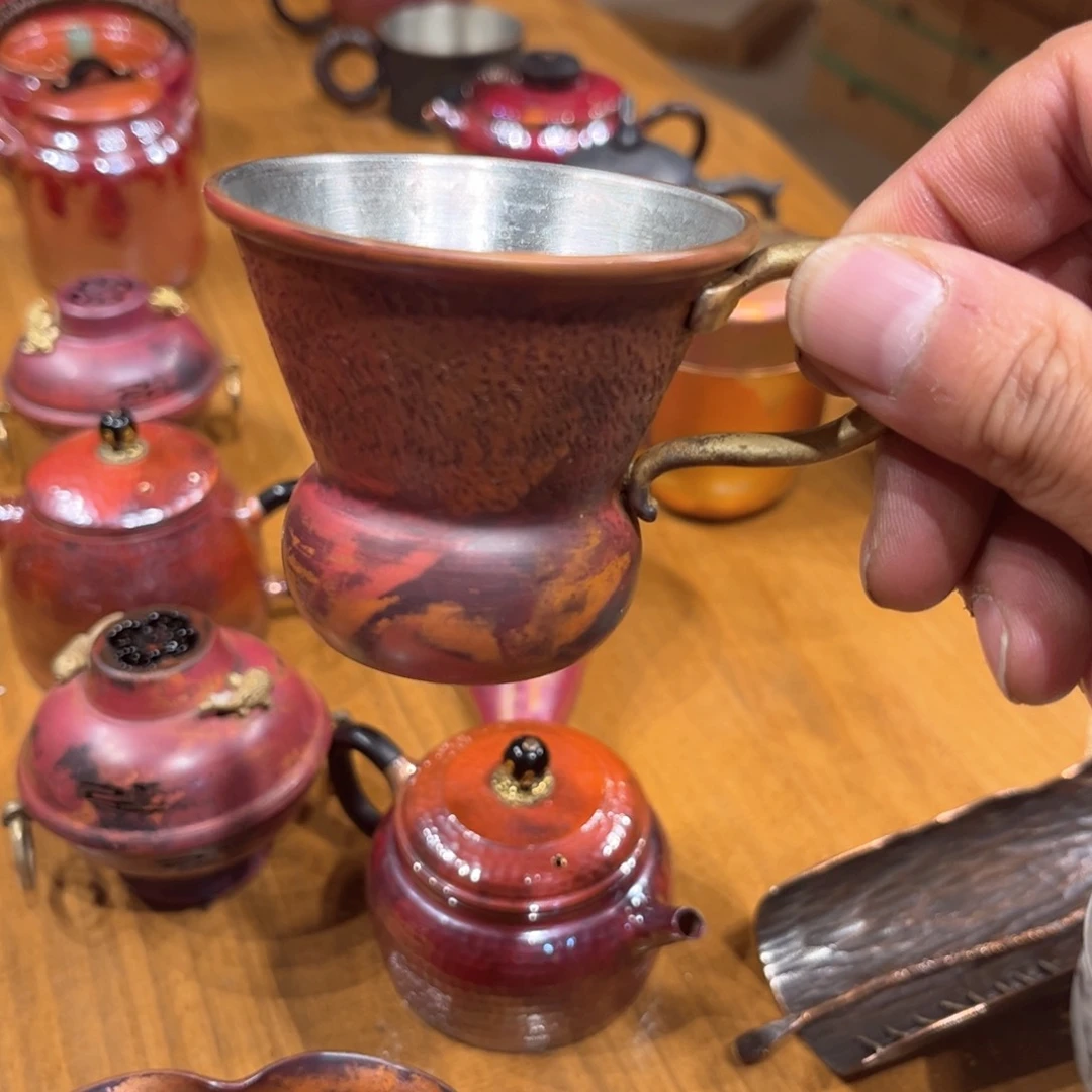 铜杯挂锡手工锻打工艺