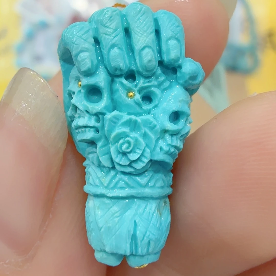 绿松石未镶嵌珠宝奇石