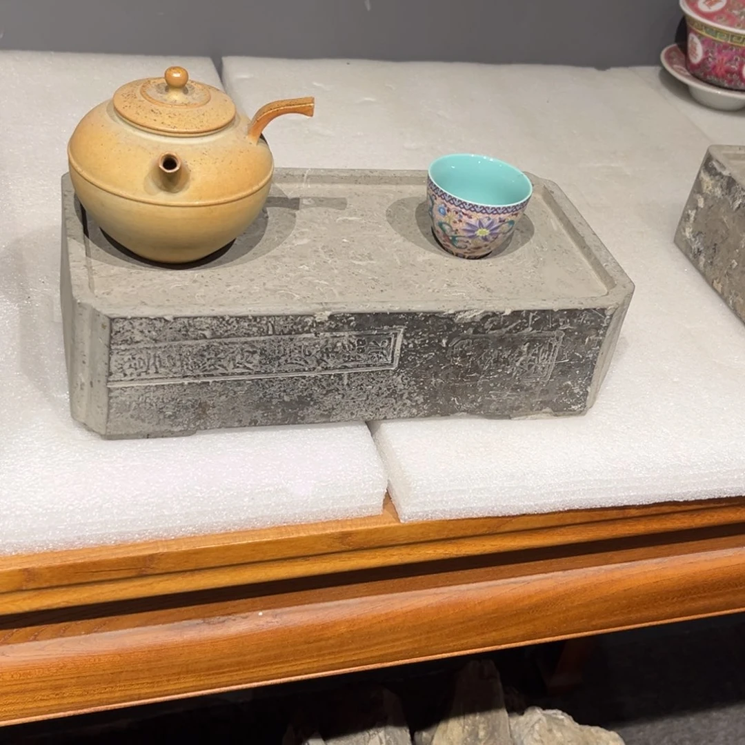 砖雕大*打金砖吸水茶台