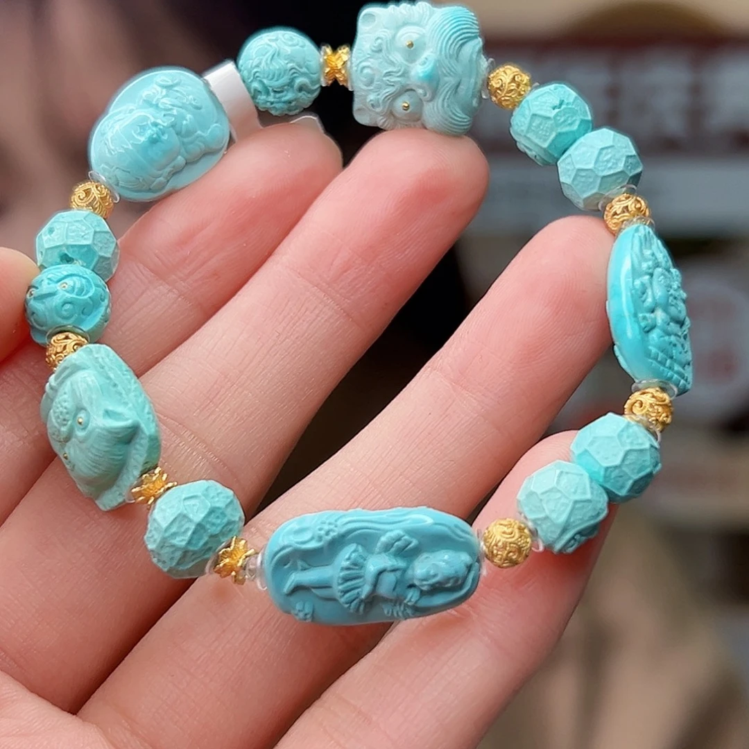 绿松石未镶嵌珠宝奇石