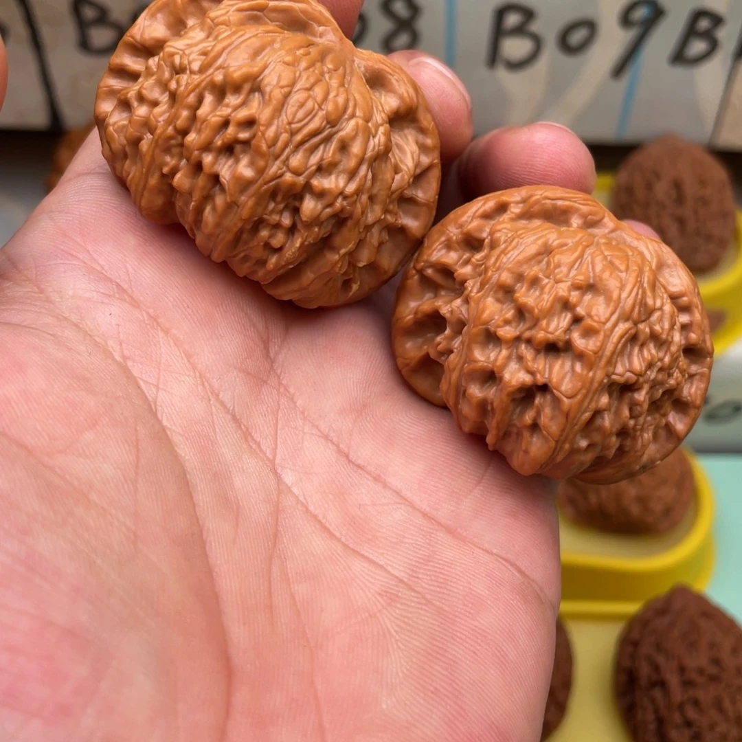 吊坠文玩核桃白狮子46