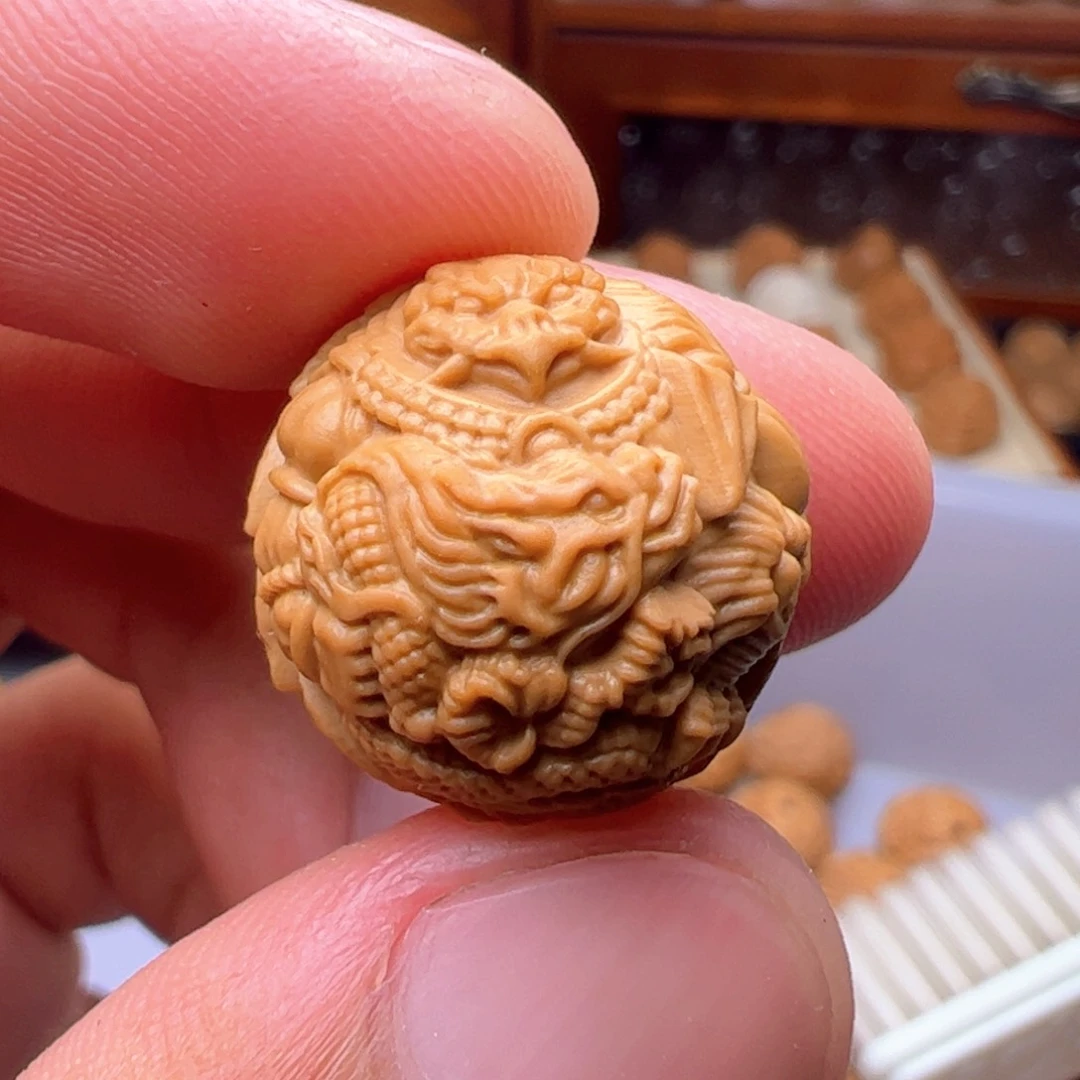 猴头核桃吊坠精工大鹏鸟18