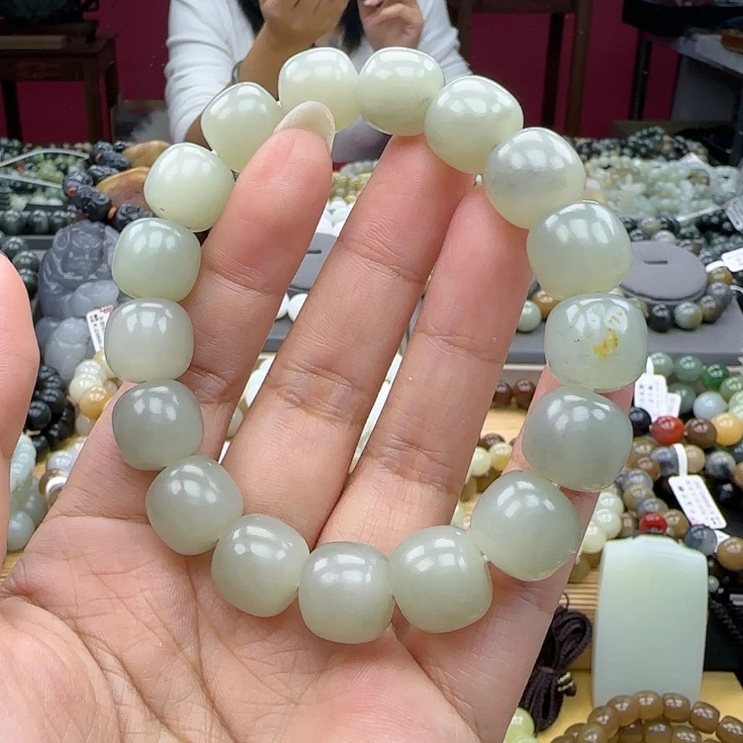 和田玉手链未镶嵌