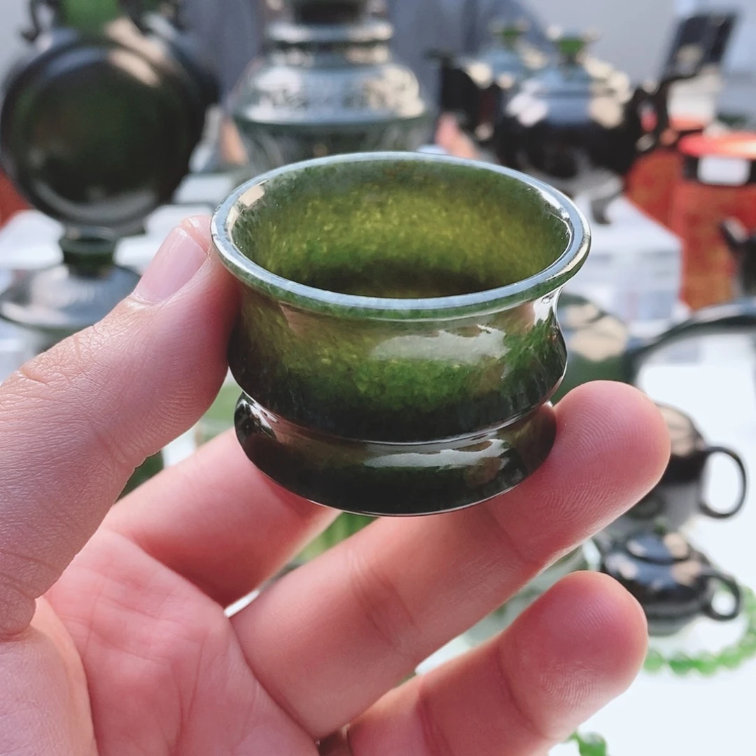 和田玉（青玉）把件未镶嵌