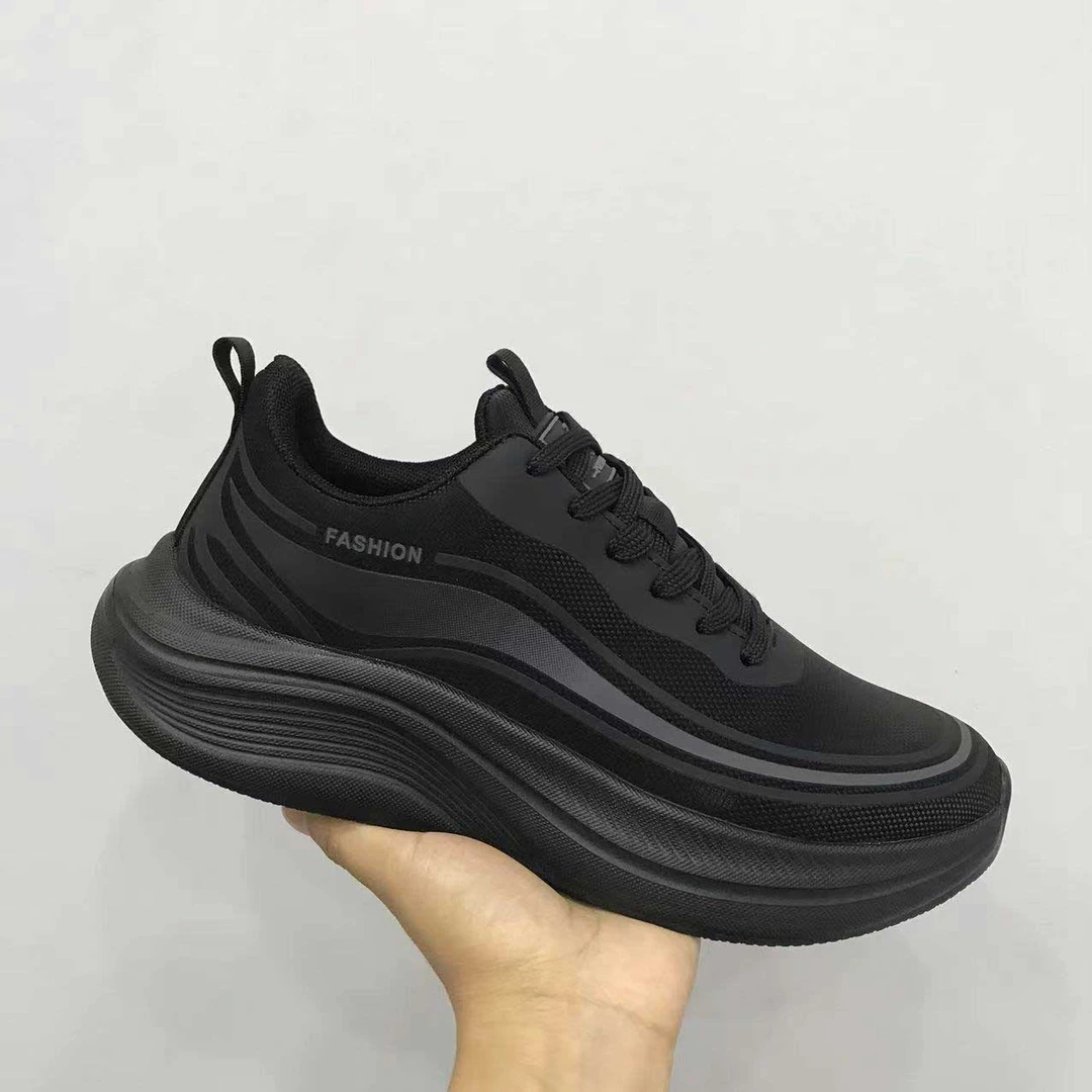 836超纤男鞋系带 轻便休闲鞋男通勤百搭舒适潮流运动鞋一脚蹬鞋