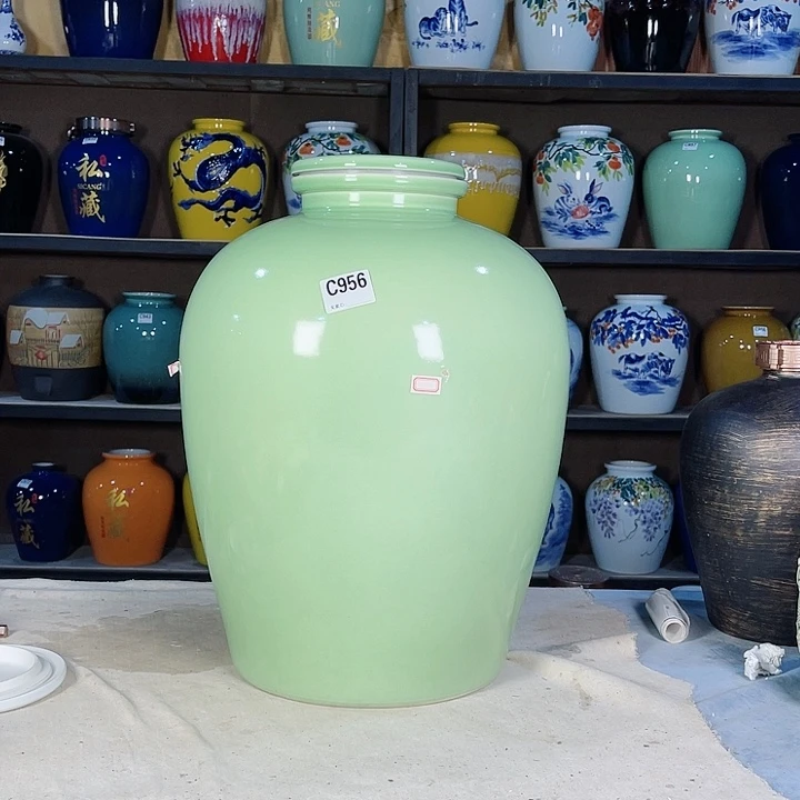 【闪购商品】缸锋*956酒坛50斤装金属盖一个