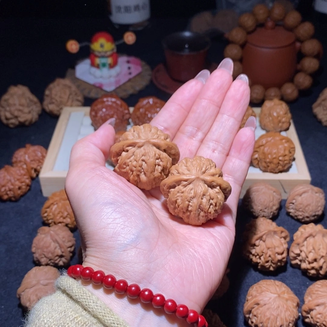 吊坠文玩核桃九龙39