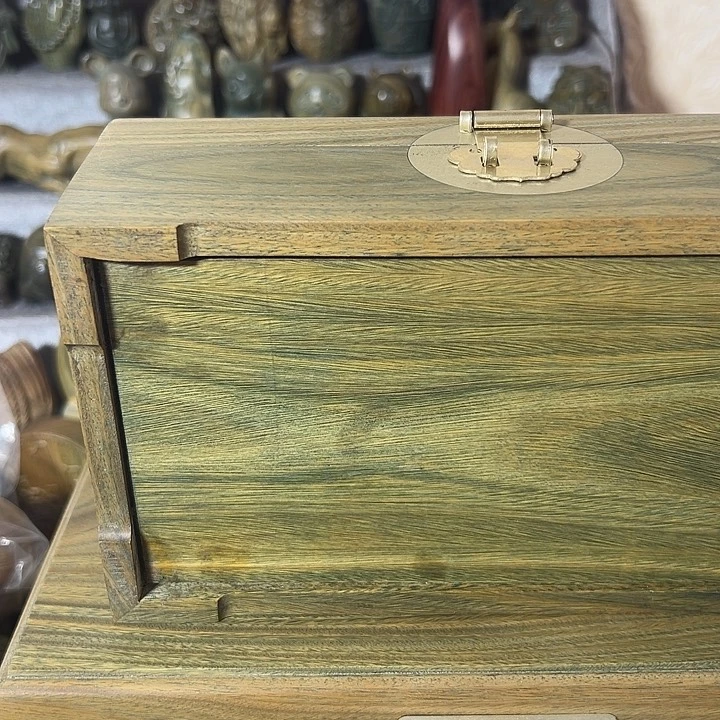 木玲**雨阿根廷绿檀首饰盒2个