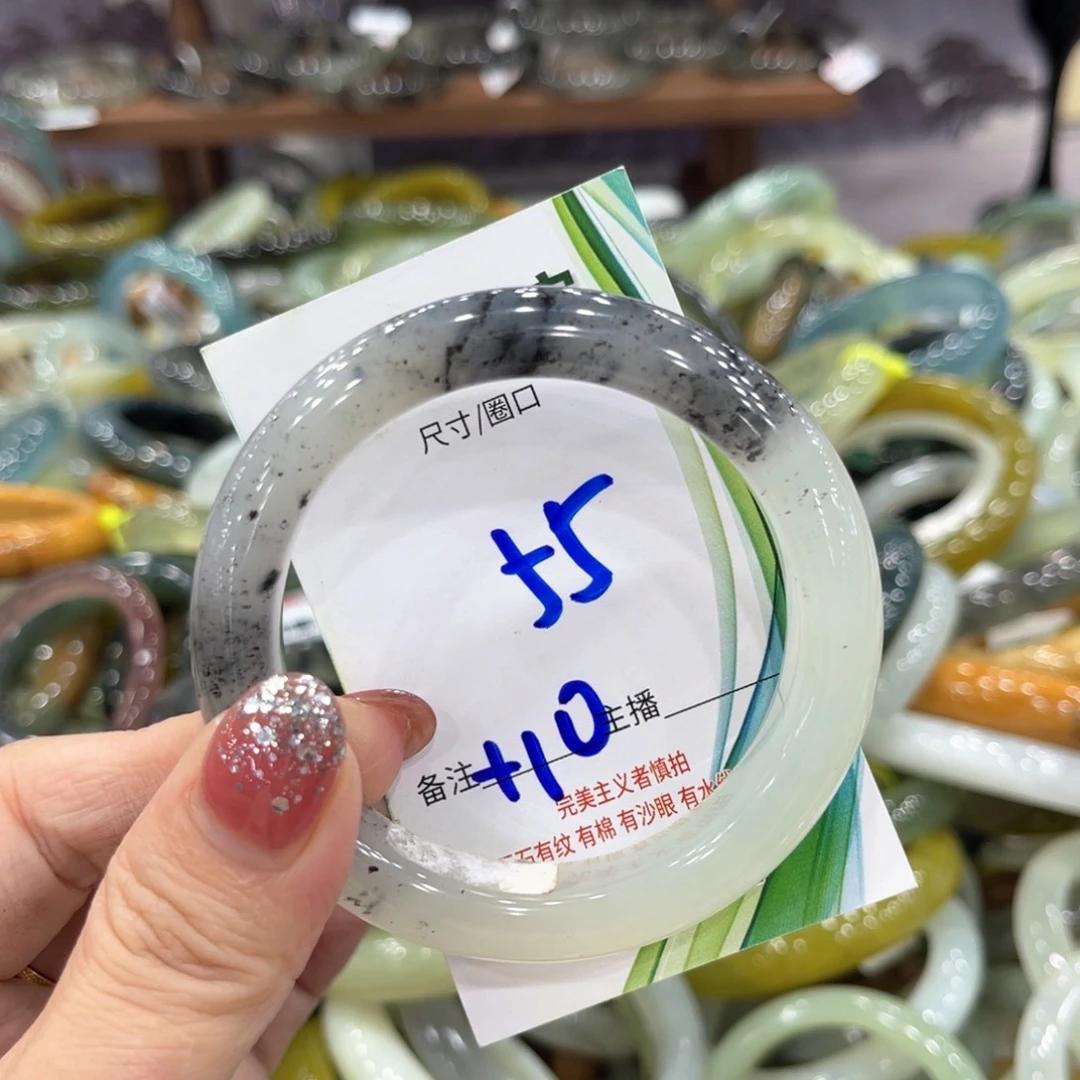 未镶嵌蛇纹石玉手镯手镯