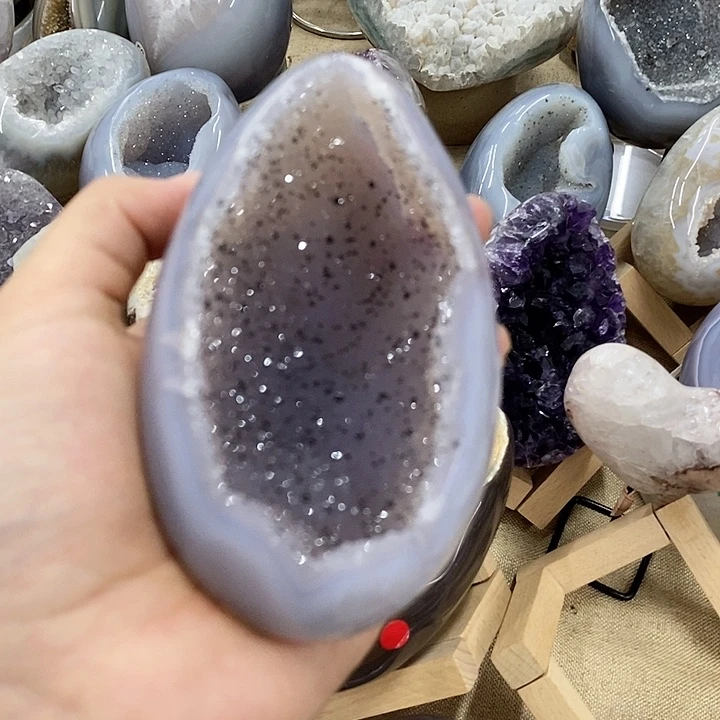 紫晶珠宝半成品未镶嵌