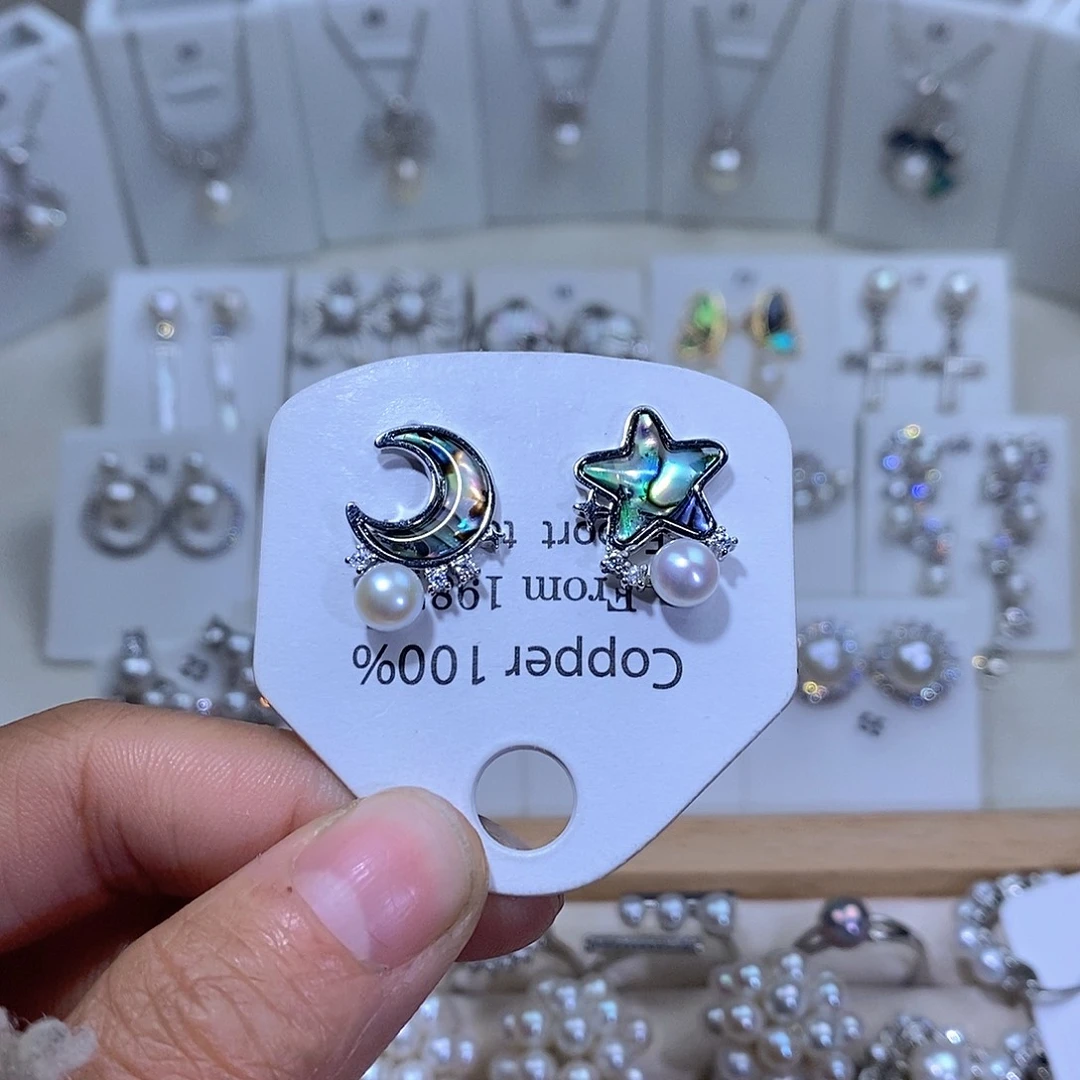 未镶嵌耳饰淡水珍珠