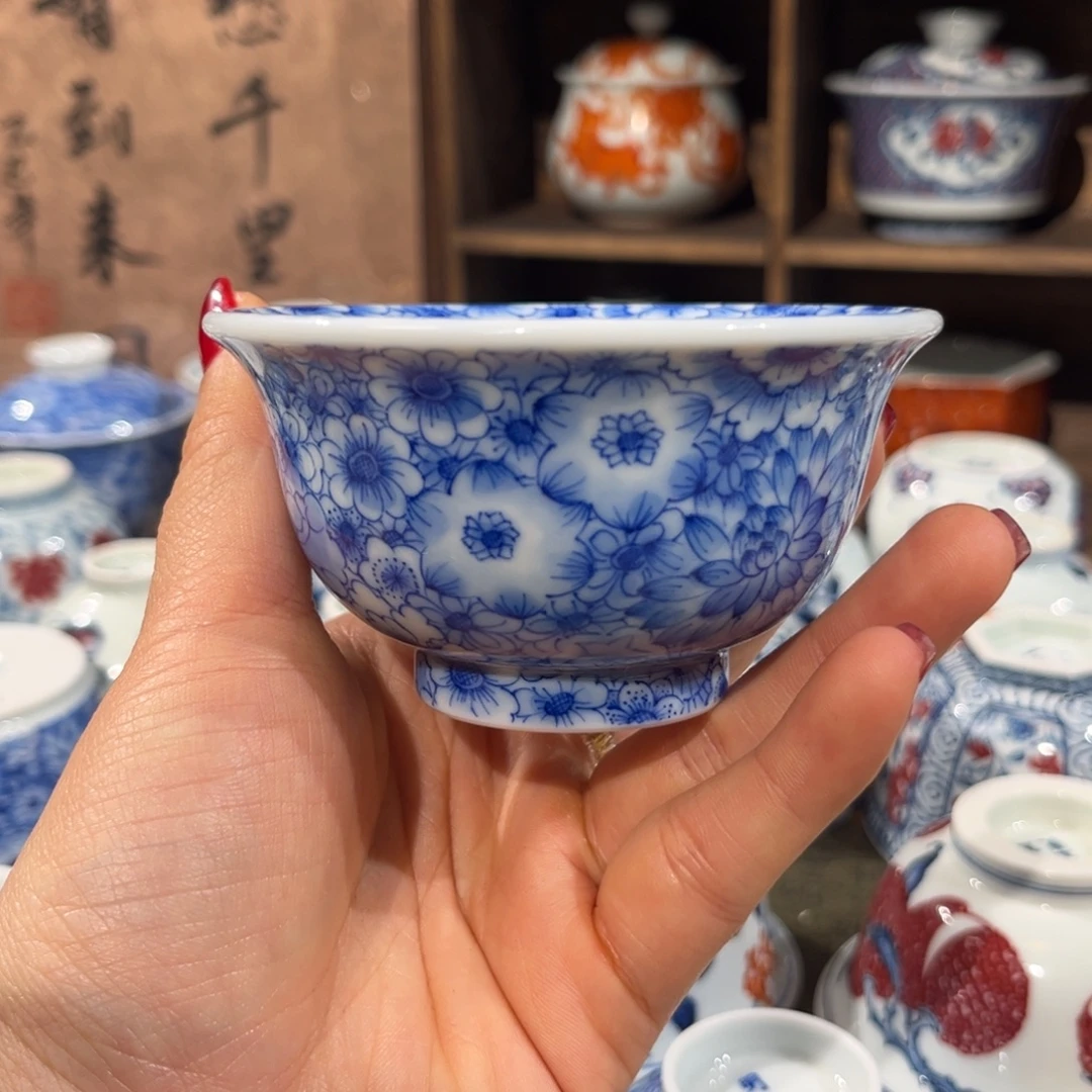 杯子陶景德镇陶瓷主人杯