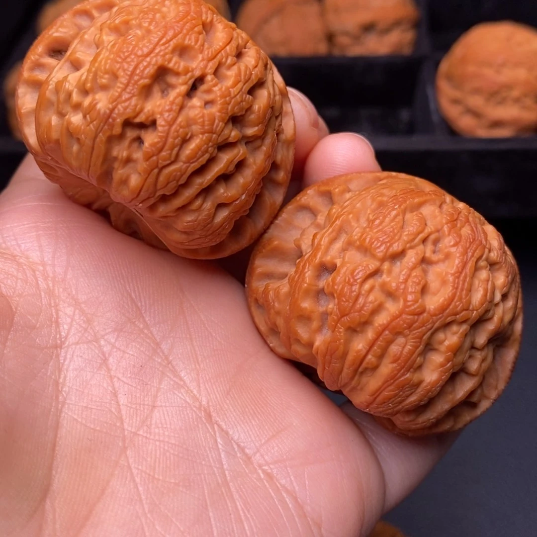文玩核桃把件秦岭野生核桃