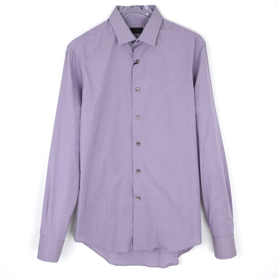 Lanvin 男士舒适羊毛长袖衬衫 M05CL217BB018