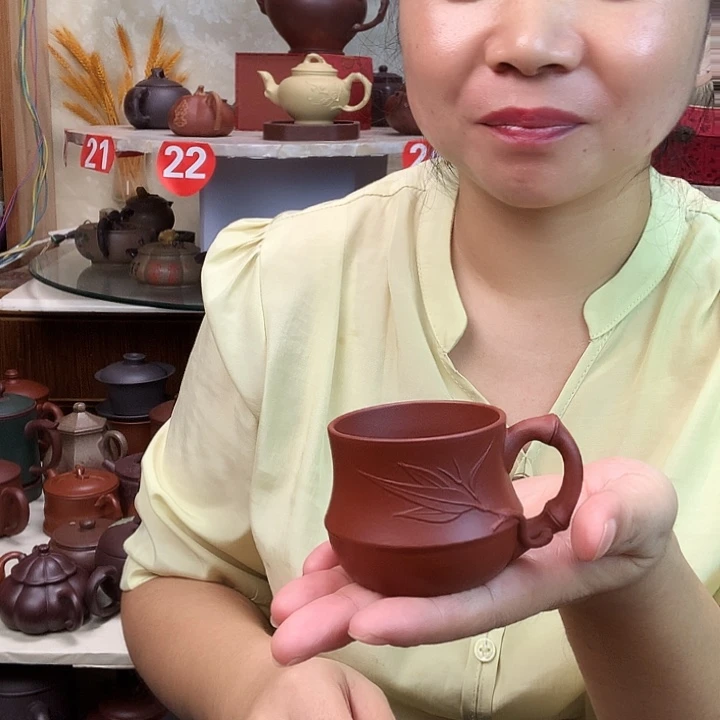 陶宜兴紫砂壶艺术茶杯