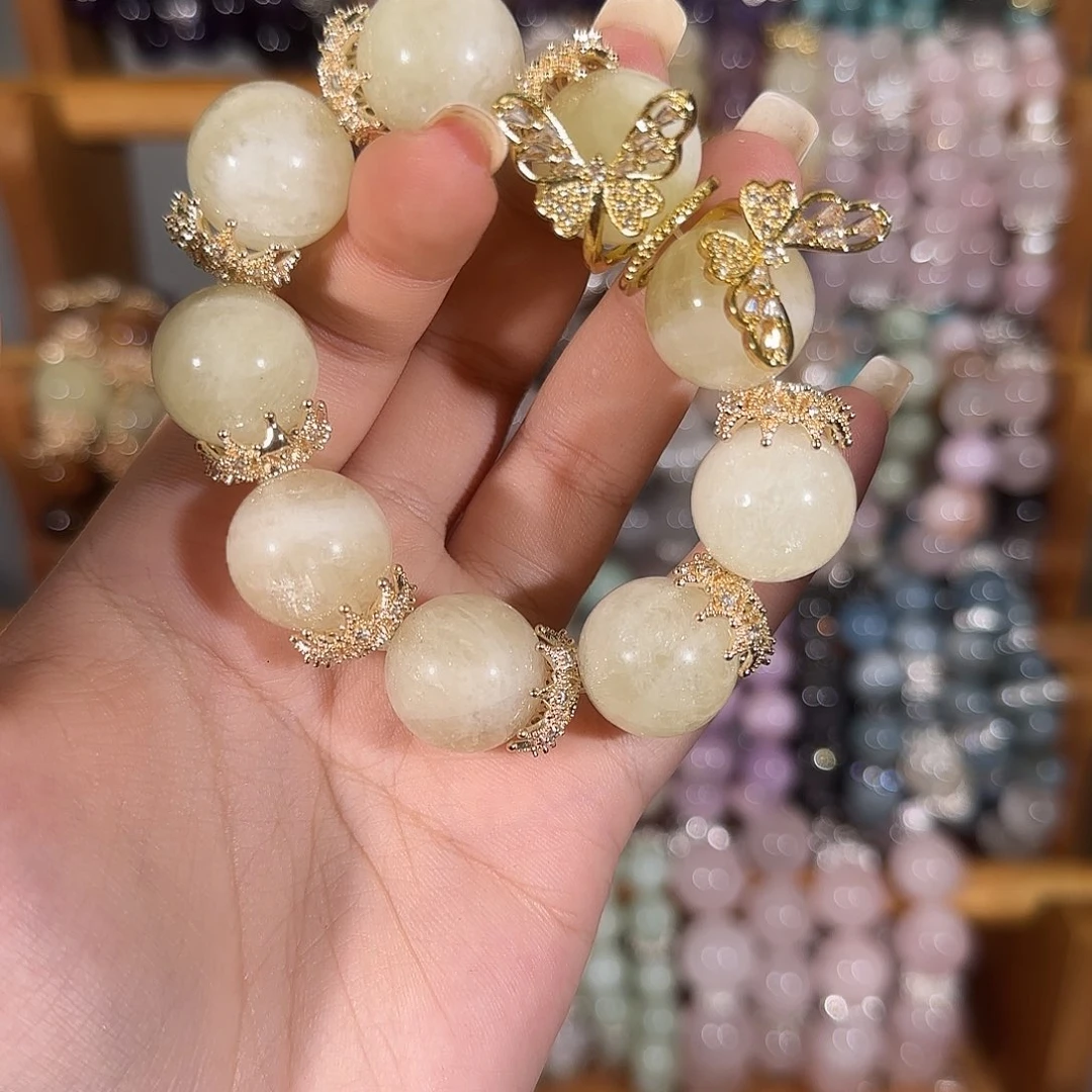 烟晶手链未镶嵌哈哈