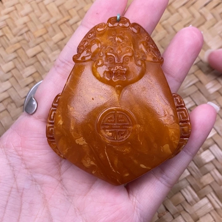 未镶嵌琥珀裸石蜜蜡T