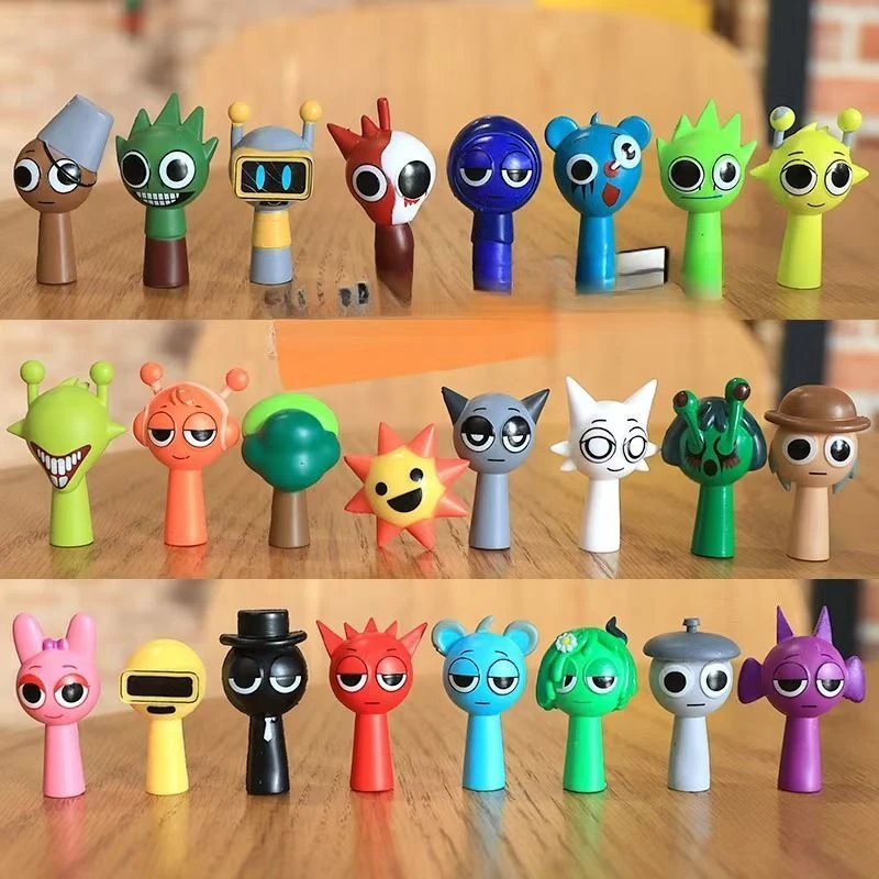 爆款节奏盒子Sprunki手办音乐盒子游戏周边模型儿童玩具全套礼物