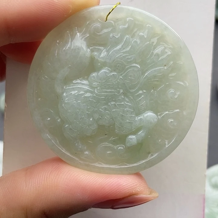 翡翠未镶嵌颈饰天然翡翠