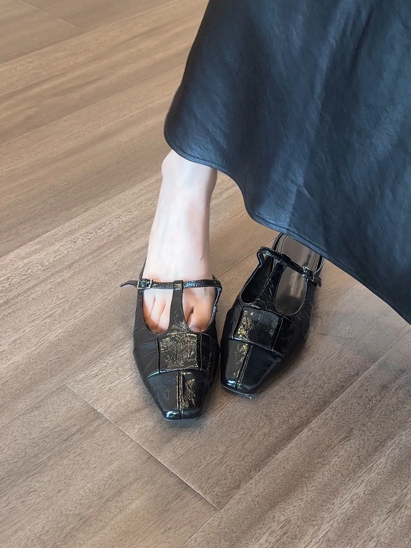 BANFANG女鞋|3.5cm|2025夏季气质精致款法式极简风尖头单鞋