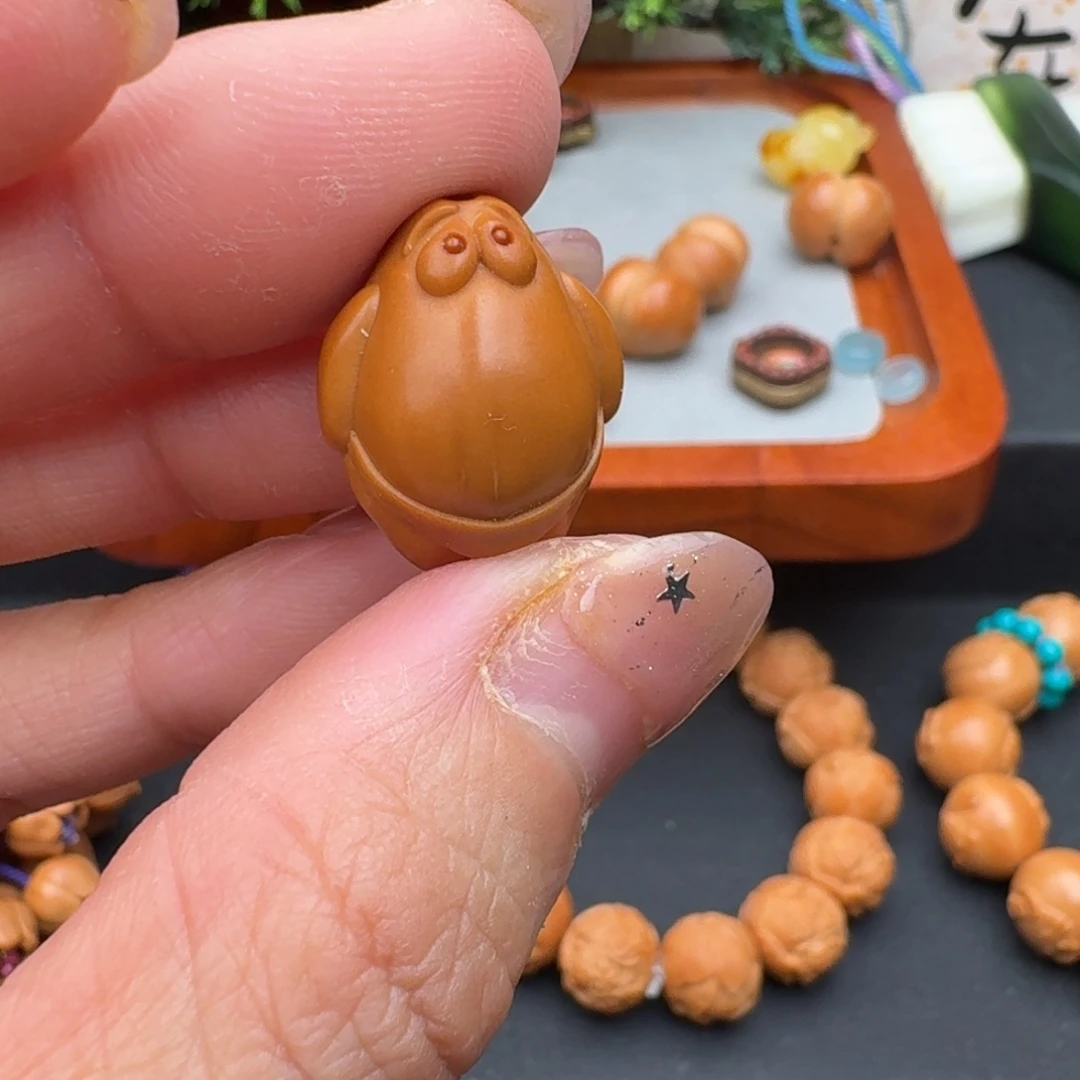 猴头核桃吊坠派大星橄榄核单粒