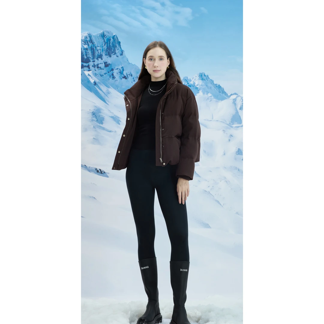 【航睿服饰】2024年新品显瘦保暖轻便鹅绒服DNX612