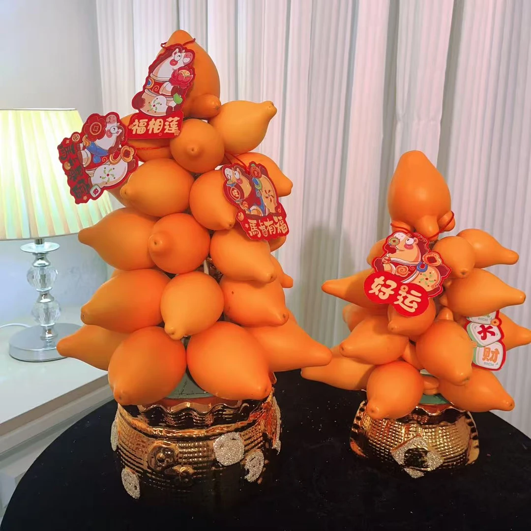 一花一木【马年吉祥五代果黄金宝塔】高品质热带花材 顺丰包邮