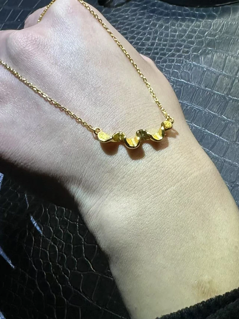 链子足银  收藏级轻奢时尚气质简约精致项链jd1118181