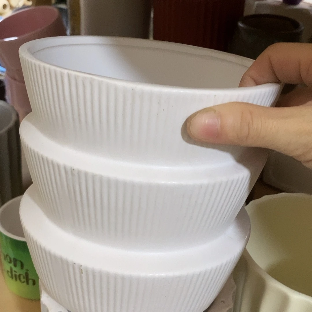 陶杯子陶盆有孔 瑕疵介意勿拍