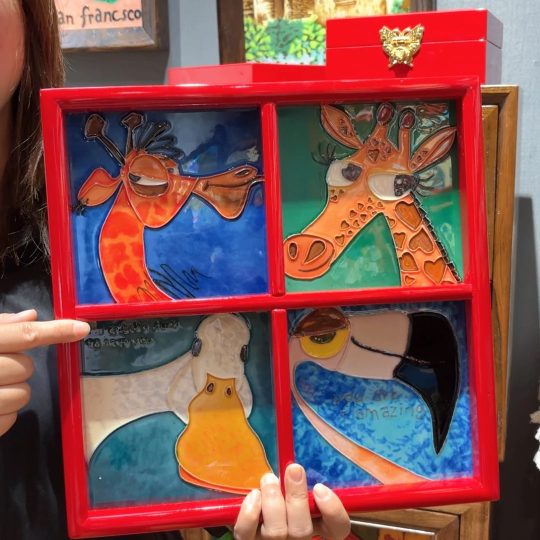 瓷片33.33实木框特价福利款