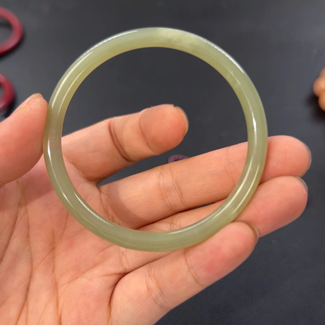 和田玉手镯未镶嵌58.1圈围251