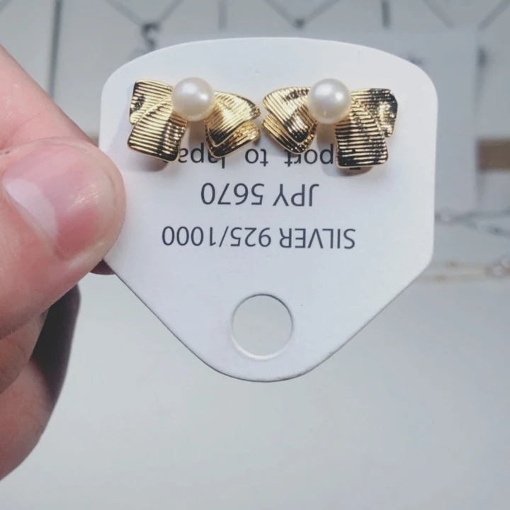 未镶嵌淡水珍珠耳饰