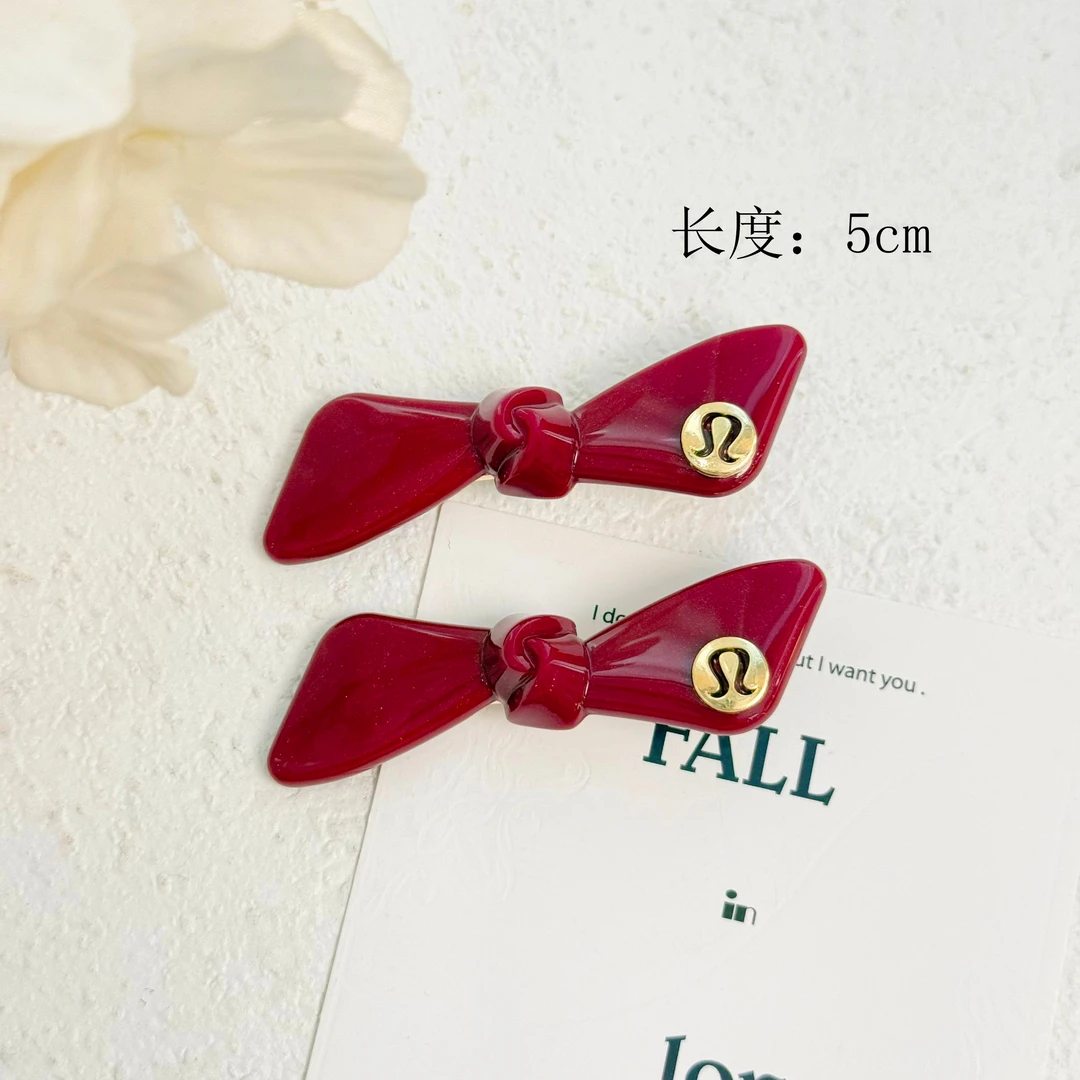 BAOSHATI/宝莎缇F-124精致醋酸蝴蝶结金属标气质鸭嘴夹