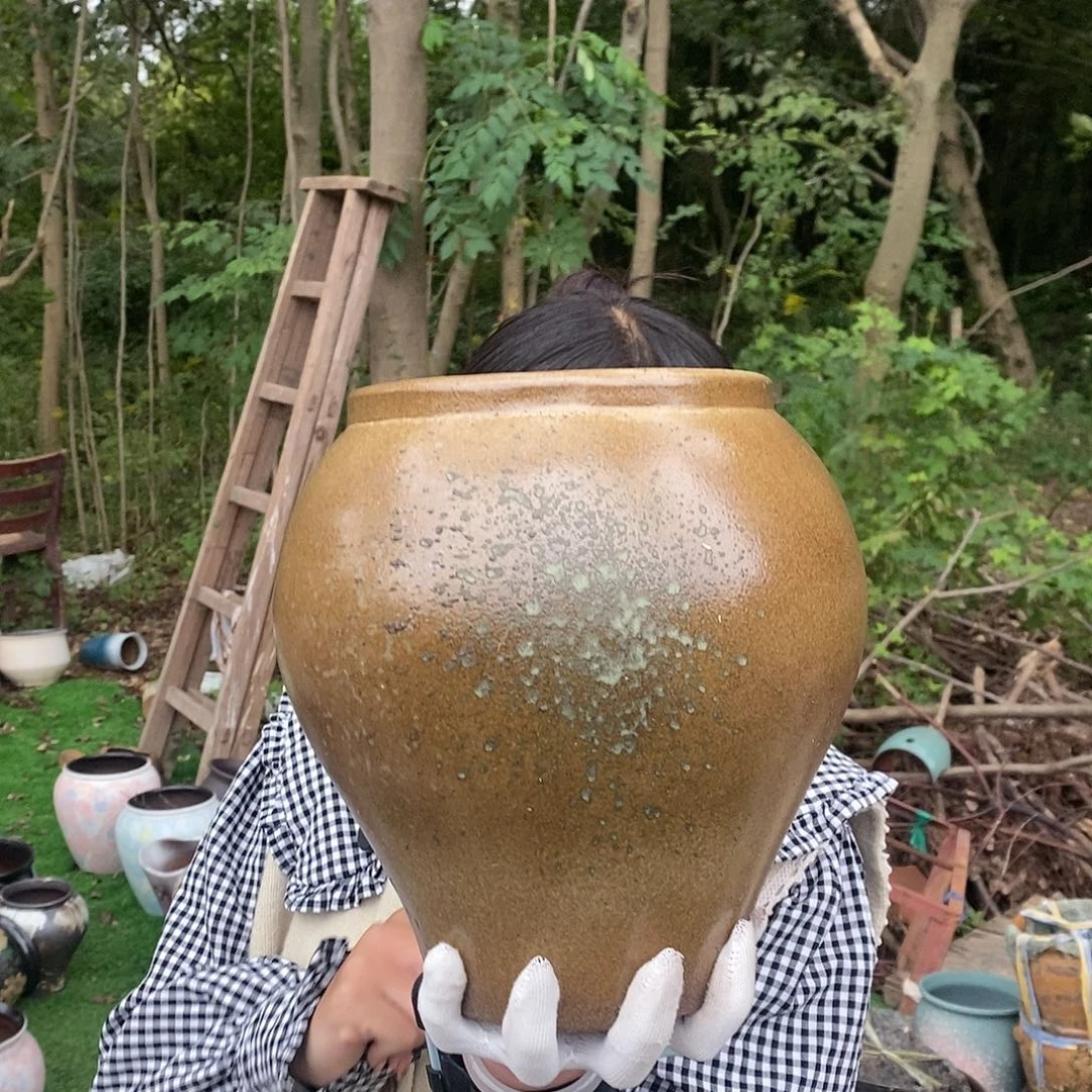 紫砂花盆正品口径17高25肚子25