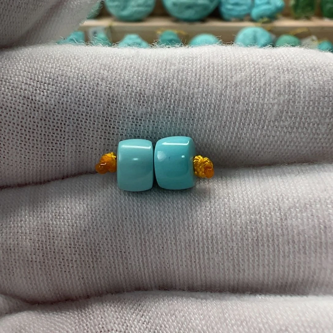 未镶嵌绿松石直切珠6.5mm