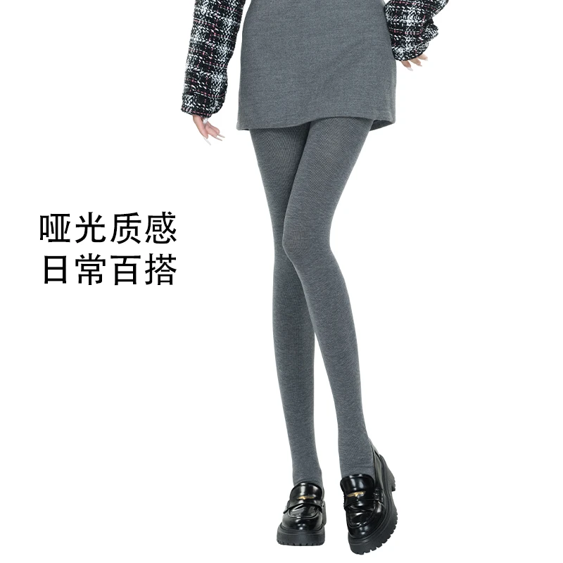 女士提臀高腰微压健身外穿裸感打底显瘦紧身薄款收紧运动连裤袜