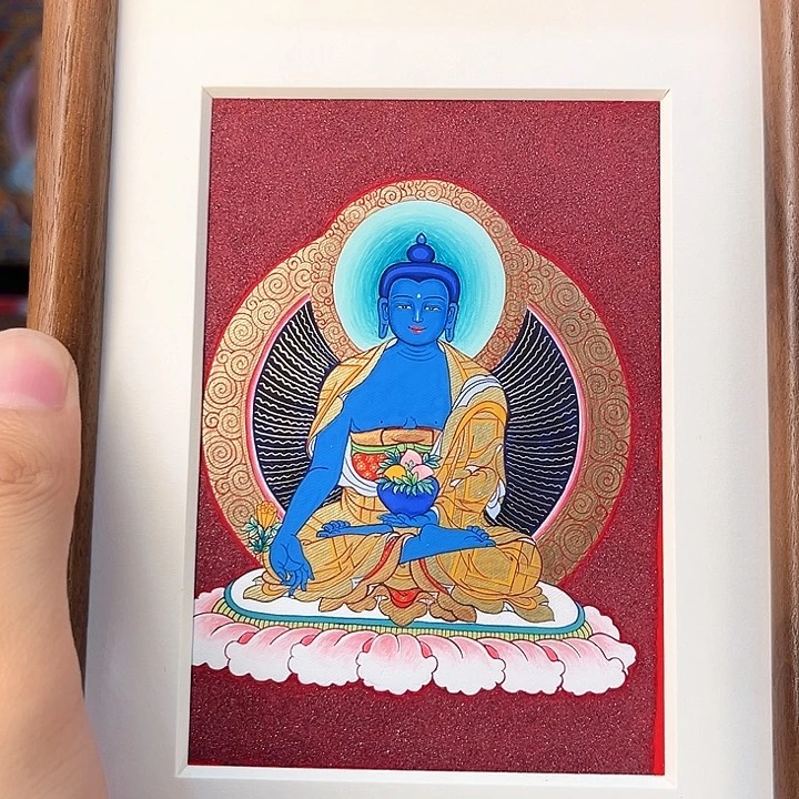 吊坠【果洛】洛周绘制药师桌摆