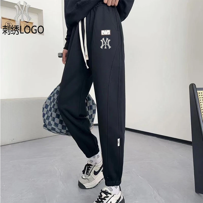 女士束脚裤长裤秋季女装卫裤厚款潮流布裤休闲裤时尚百搭宽松秋冬